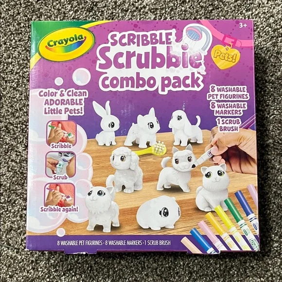 Crayola Scribble Scrubbie Combo Pack - White and Multicolor - Picture 1 of 2